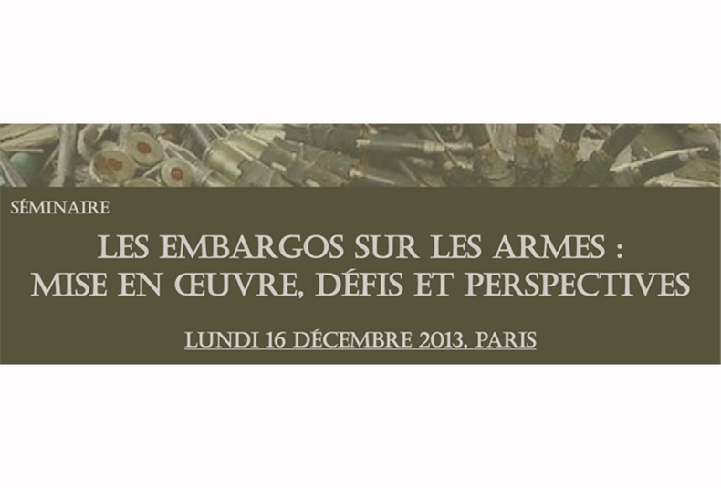 Les embargos sur les armes : mise en oeuvre, défis et perspectives
