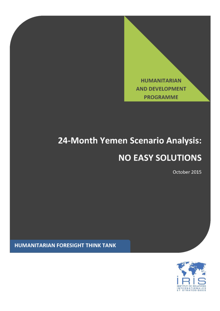 24-Month Yemen Scenario Analysis: No Easy Solutions
