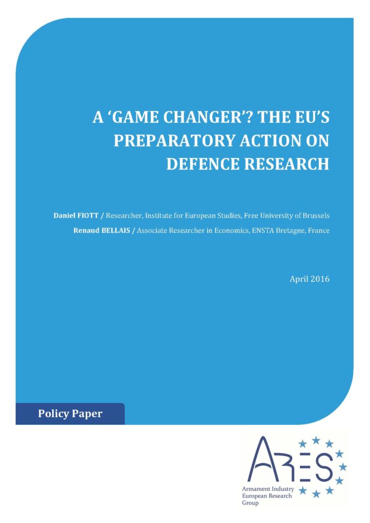 A ‘Game Changer’? The EU’S Preparatory Action on Defence Research
