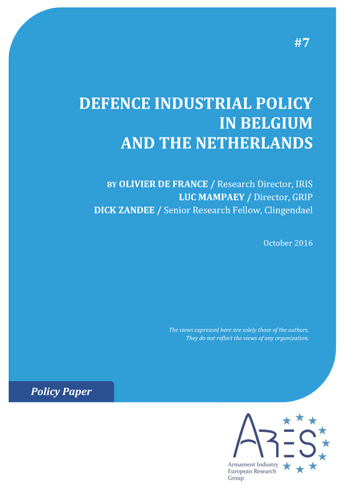 Defence Industrial Policy in Belgium and The Netherlands
