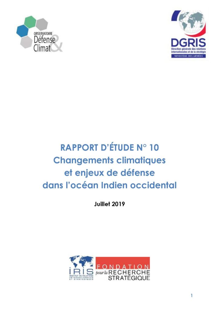 Changements climatiques et enjeux de défense dans l’Océan indien occidental

