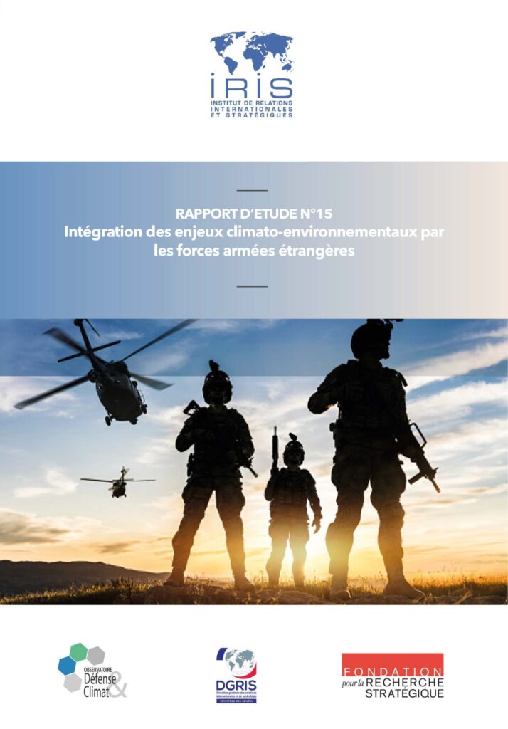 Intégration des enjeux climato-environnementaux par les forces armées
