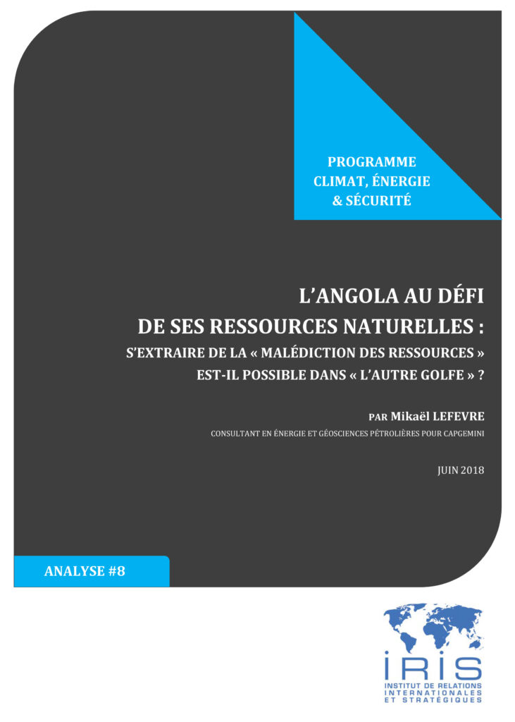 L’Angola au défi de ses ressources naturelles : s’extraire de la « malédiction des ressources » est-il possible dans « l’autre Golfe » ?