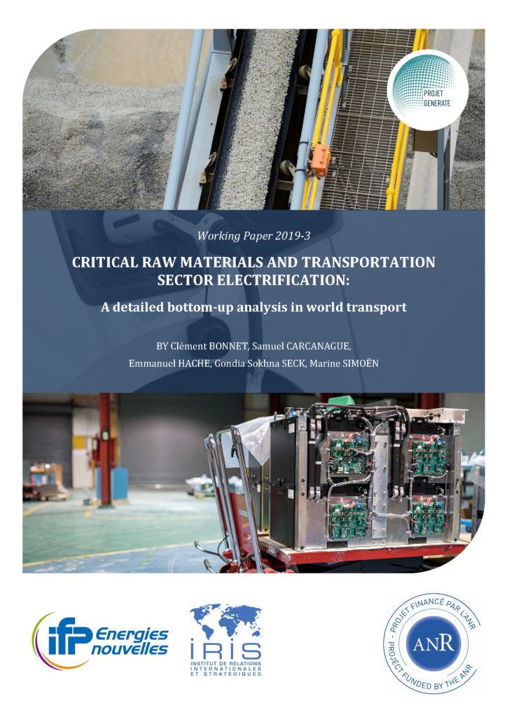 Critical raw materials and transportation sector electrification: A detailed bottom-up analysis in world transport
