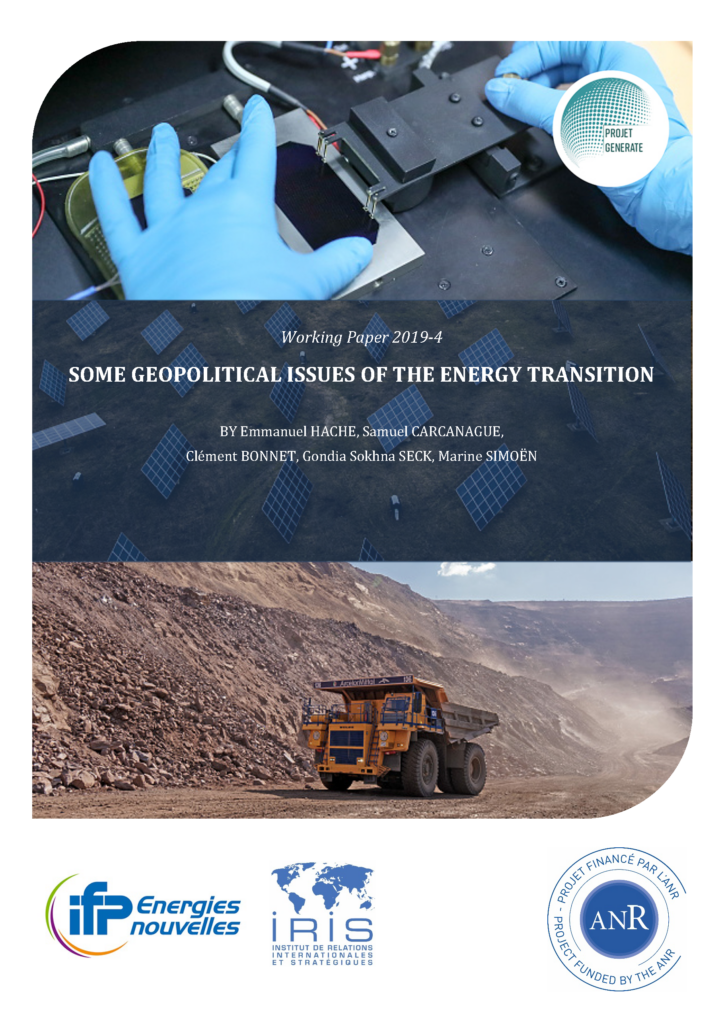 Some Geopolitical Issues of the Energy Transition

