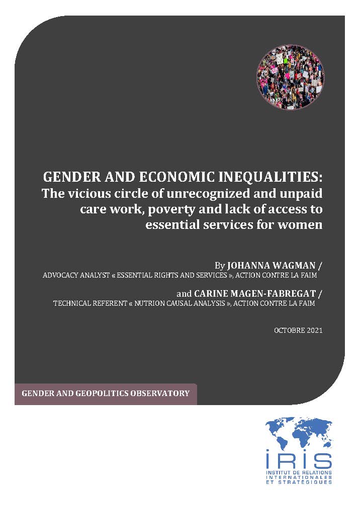 Gender and Economic Inequalities : The Vicious Circle of Unrecognized and Unpaid Care Work, Poverty and Lack of Access to Essential Services for Women
