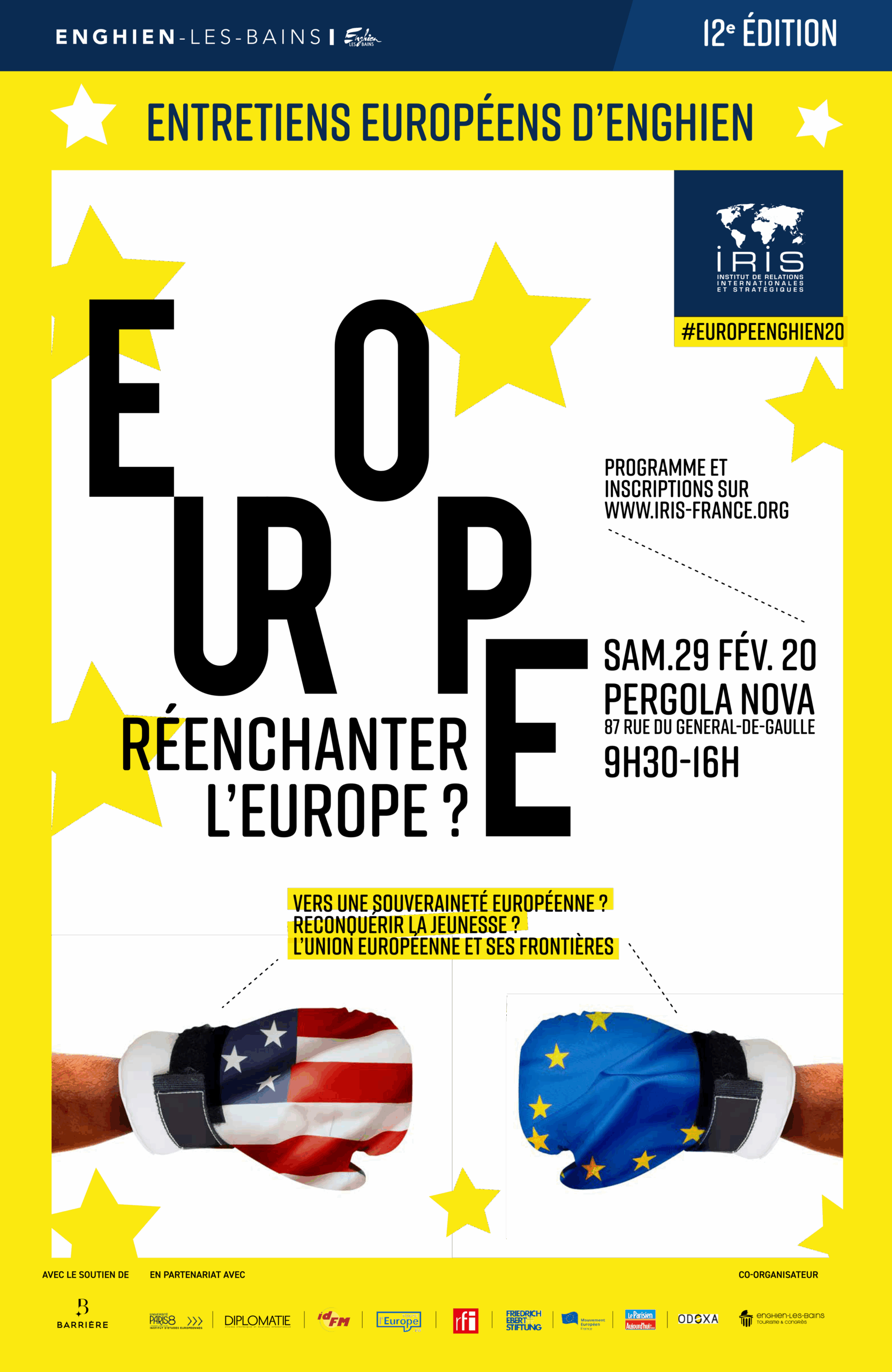 12e Entretiens européens d’Enghien – Réenchanter l’Europe ?
