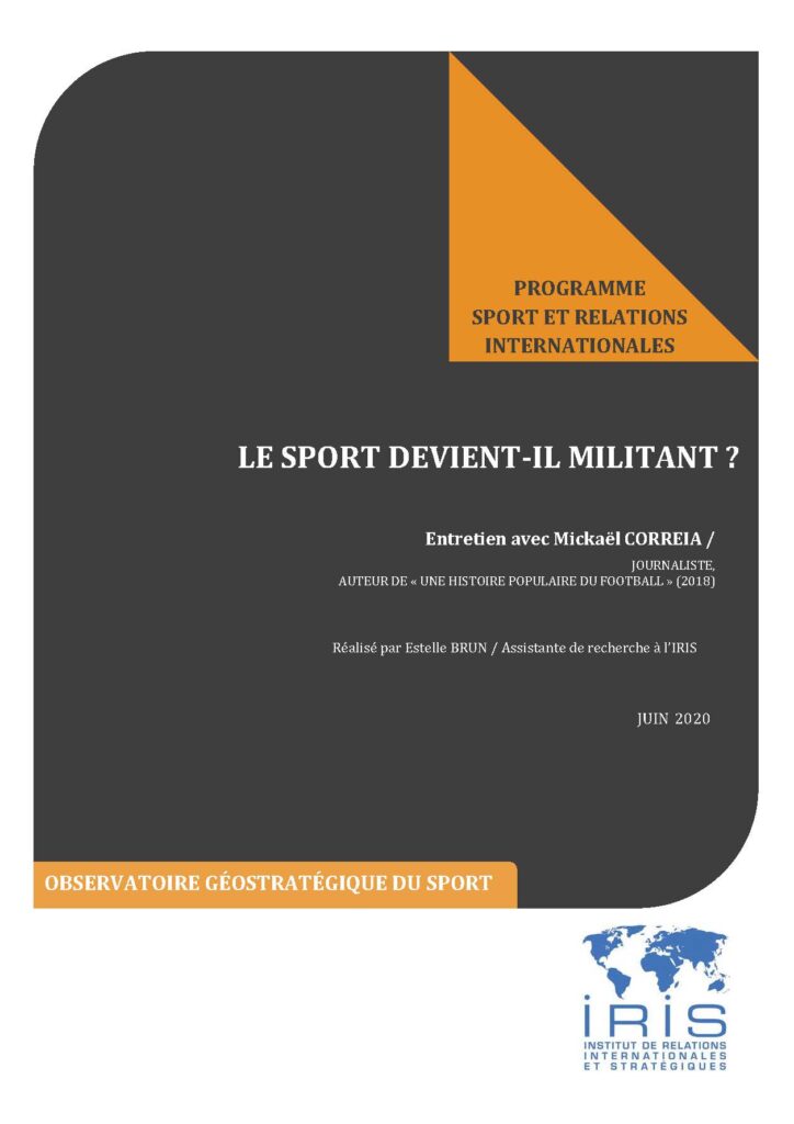 Le sport devient-il militant ?
