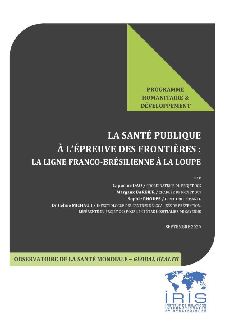 La santé publique à l’épreuve des frontières : la ligne franco-brésilienne à la loupe
