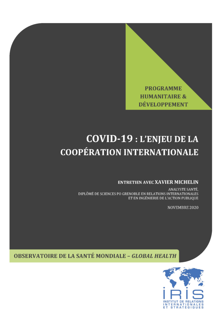 Covid-19 : l’enjeu de la coopération internationale
