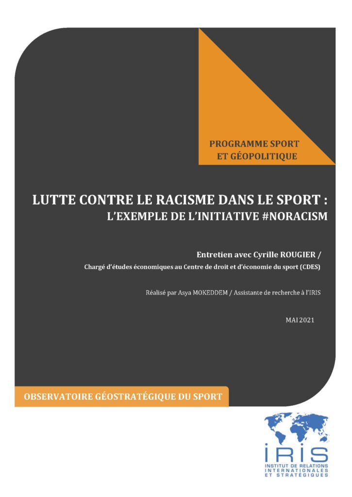 Lutte contre le racisme dans le sport : l’exemple de l’initiative #NoRacism
