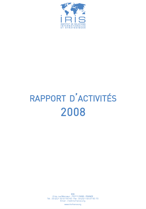 Activity Report 2008 (FR)
