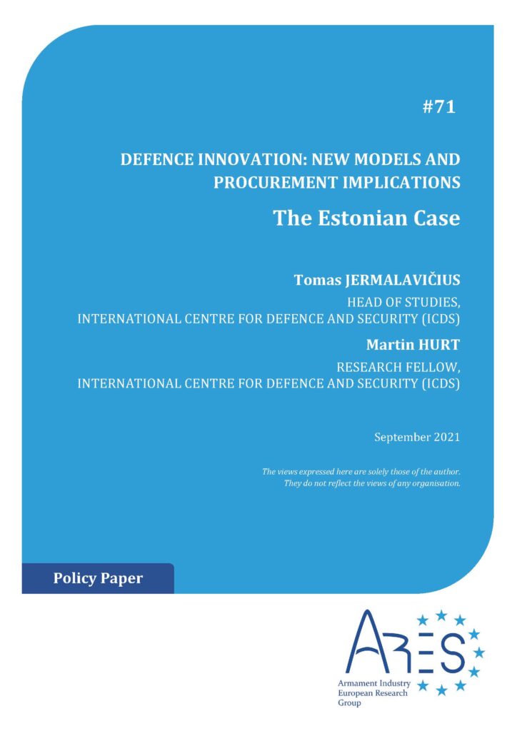 Defence Innovation: New Models and Procurement Implications. The Estonian Case

