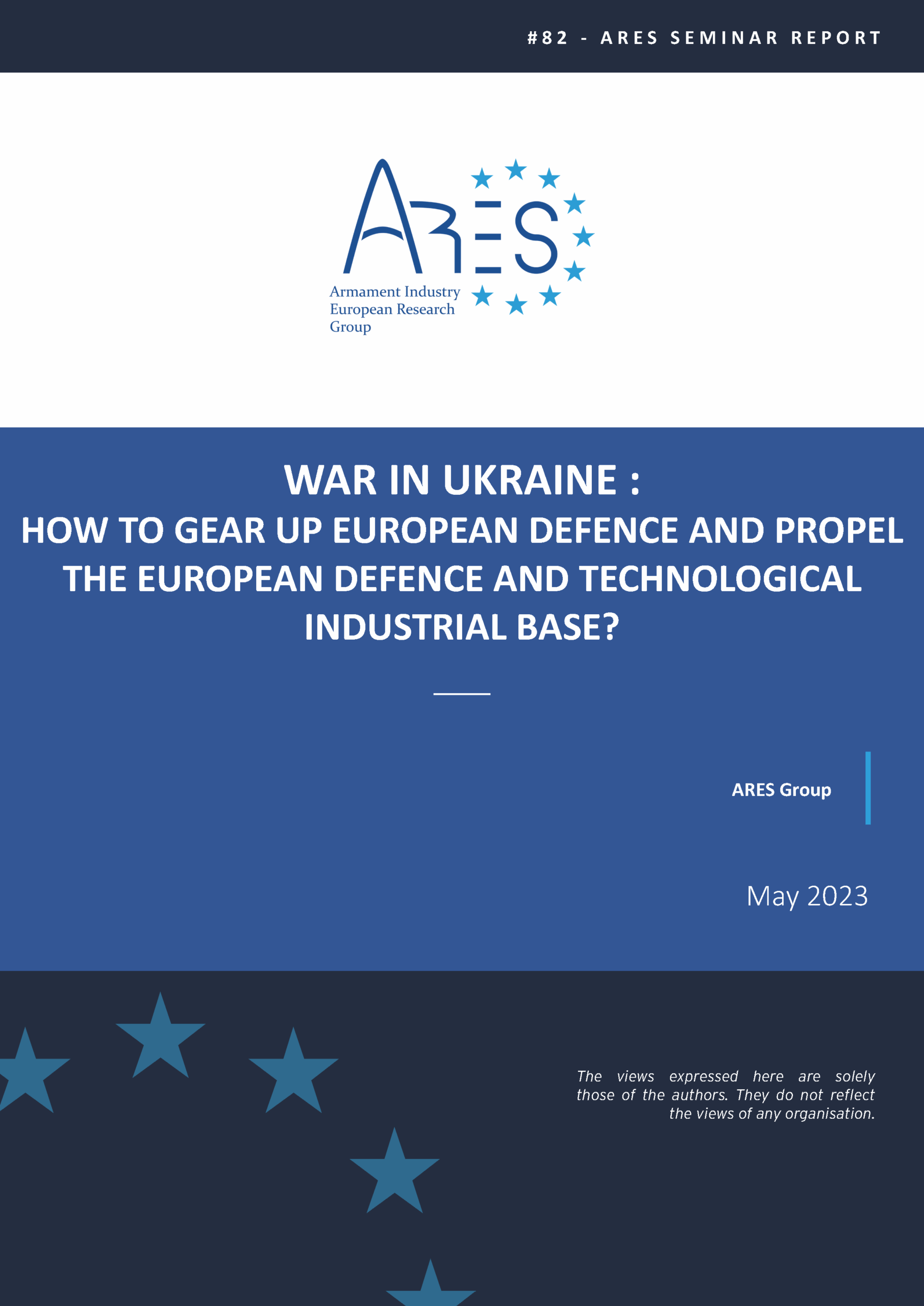 War in Ukraine: How to Gear Up European Defence and Propel the European ...
