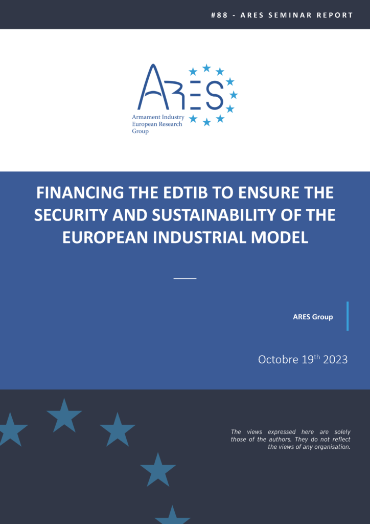 Financing the EDTIB to Ensure the Security and the Sustainability of the European Industrial Model