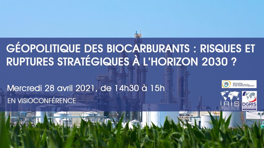 Géopolitique des biocarburants : risques et ruptures stratégiques à l’horizon 2030 ?
