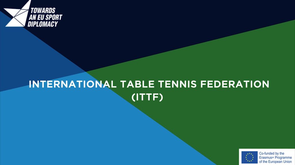 [TES-D] International Table Tennis Foundation and its TES-D pilot
