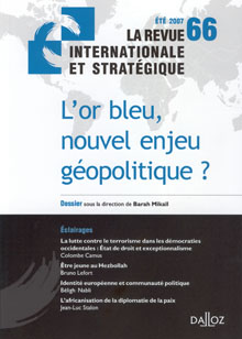 L’or bleu, nouvel enjeu géopolitique ?