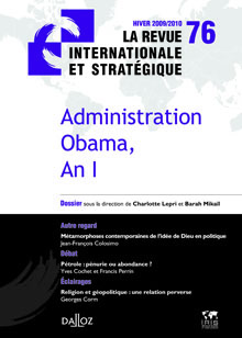 Administration Obama, An I