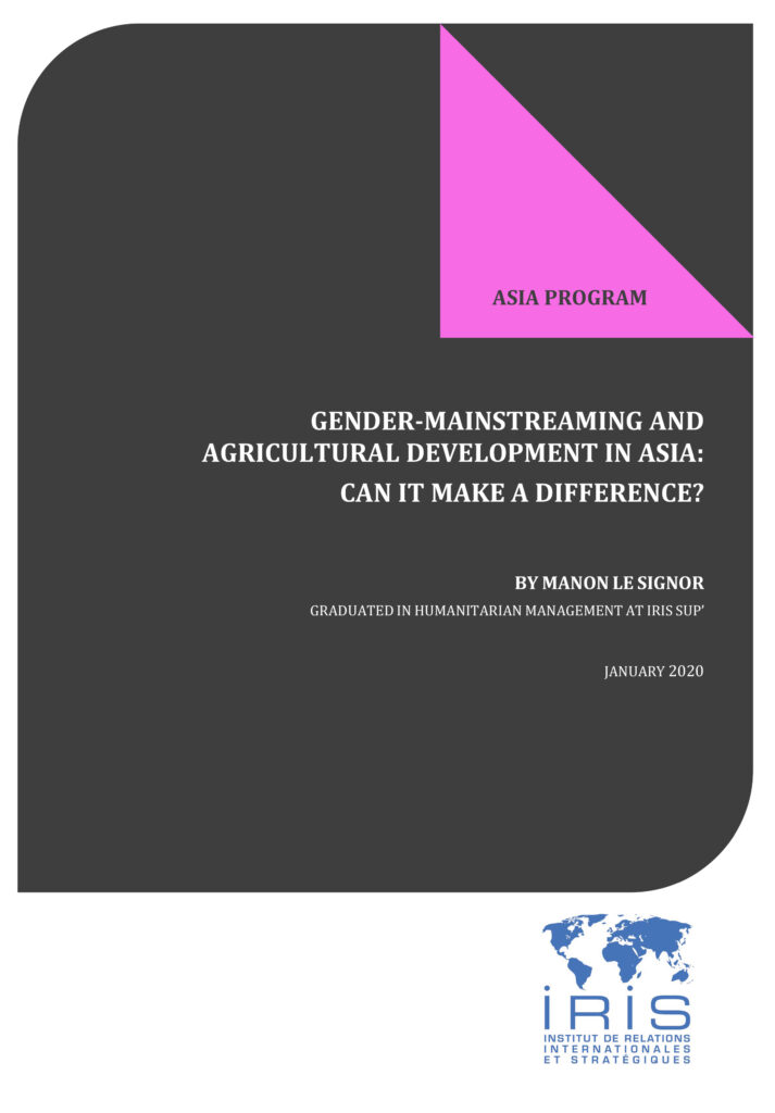 Gender-Mainstreaming and Agricultural Development in Asia: Can It Make a Difference?
