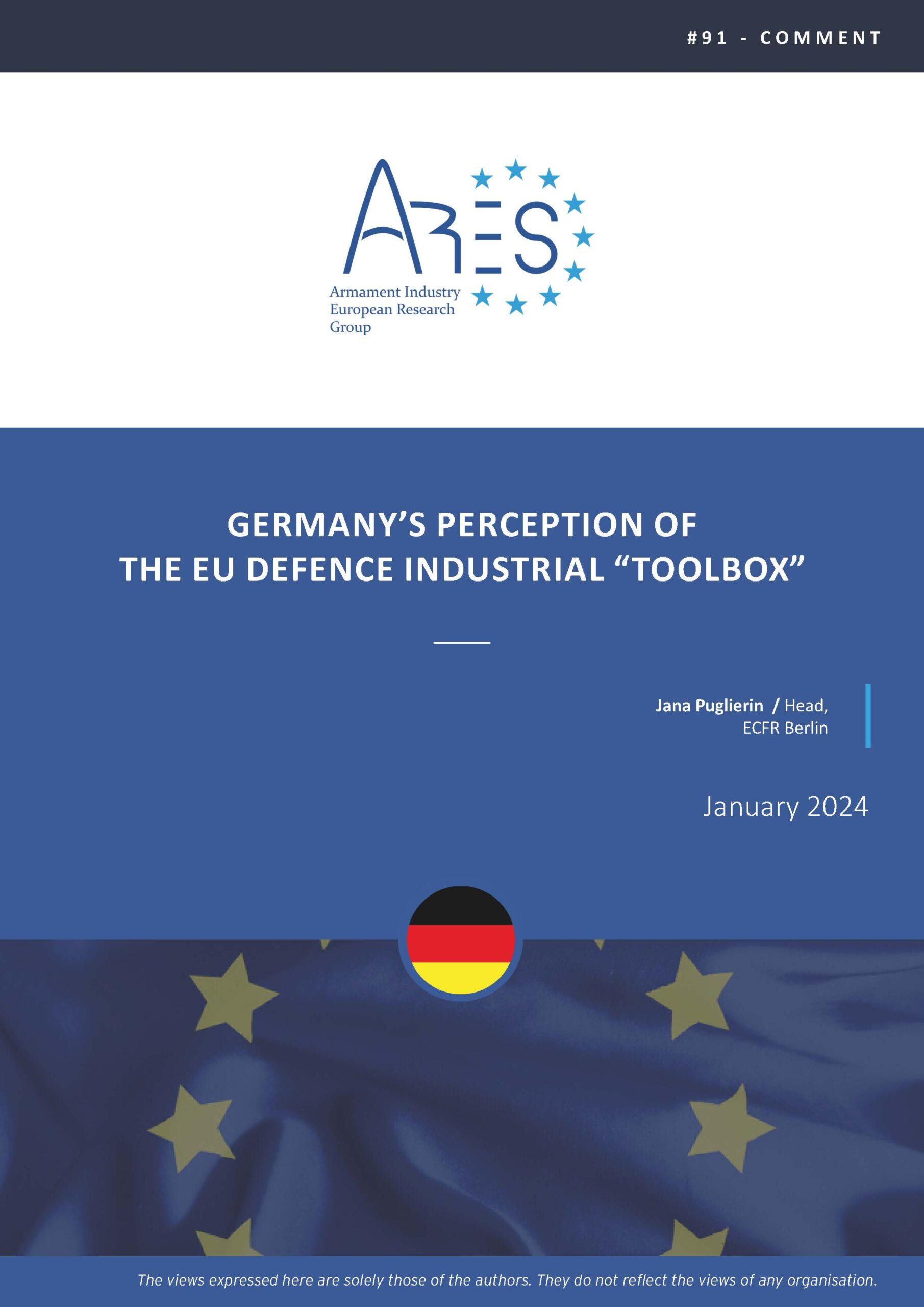 Germany’s Perception of the EU Defence Industrial « Toolbox » - IRIS
