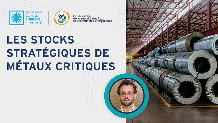 Les stocks stratégiques de métaux critiques
