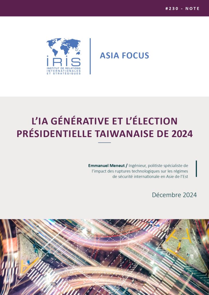 L’IA générative et l’élection présidentielle taiwanaise de 2024
