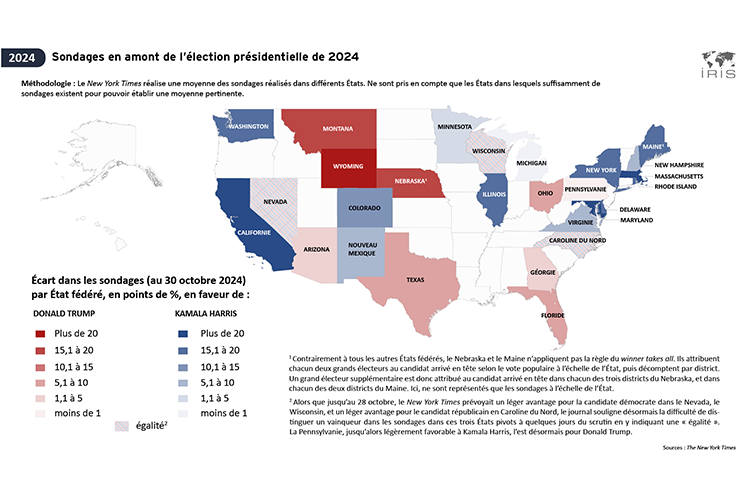 Sondages en amont de l’élection présidentielle états-unienne de 2024
