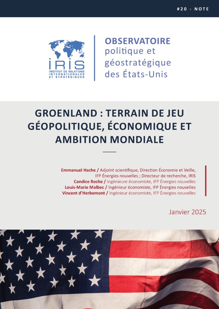 Groenland : terrain de jeu géopolitique, économique et ambition mondiale
