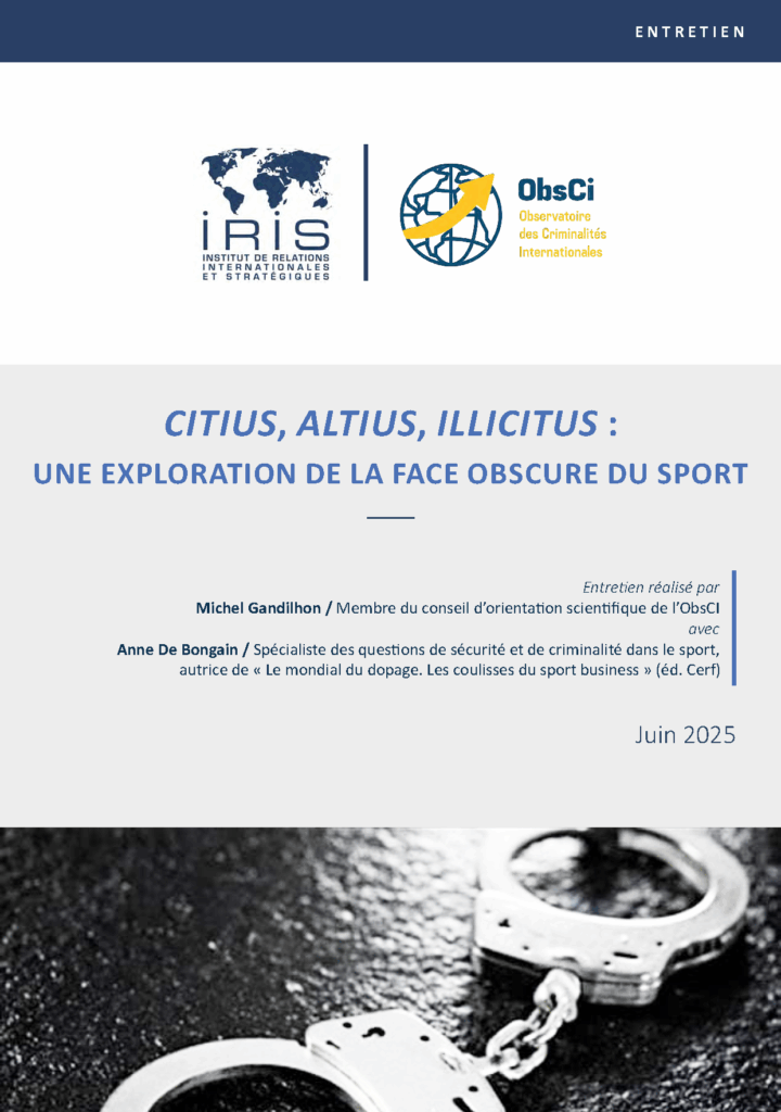 Citius, Altius, Illicitus : une exploration de la face obscure du sport
