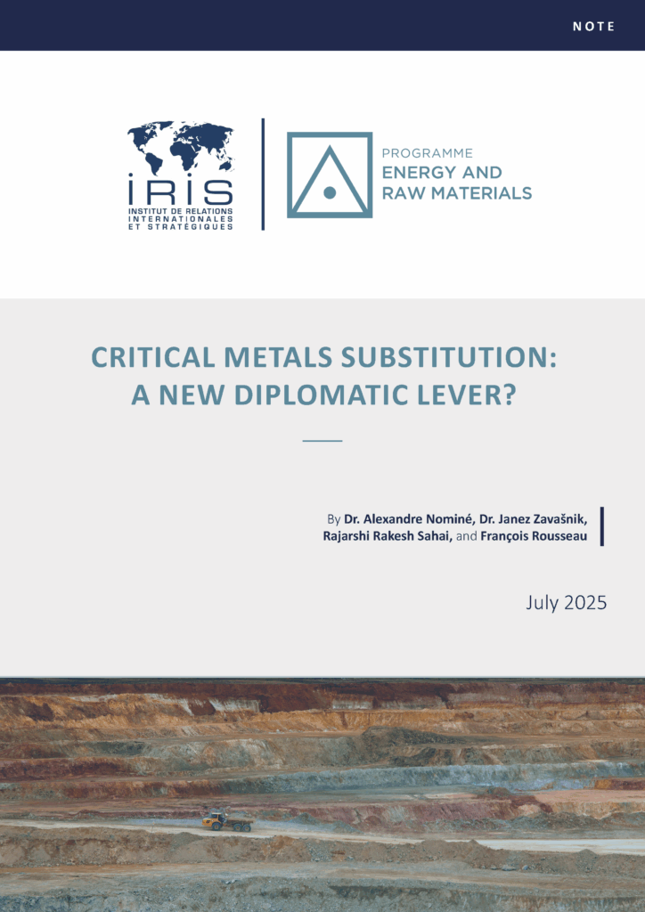 Critical Metals Substitution: A New Diplomatic Lever?
