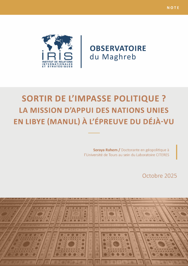 Sortir de l’impasse politique ? La Mission d’appui des Nations unies en Libye (MANUL) à l’épreuve du déjà-vu