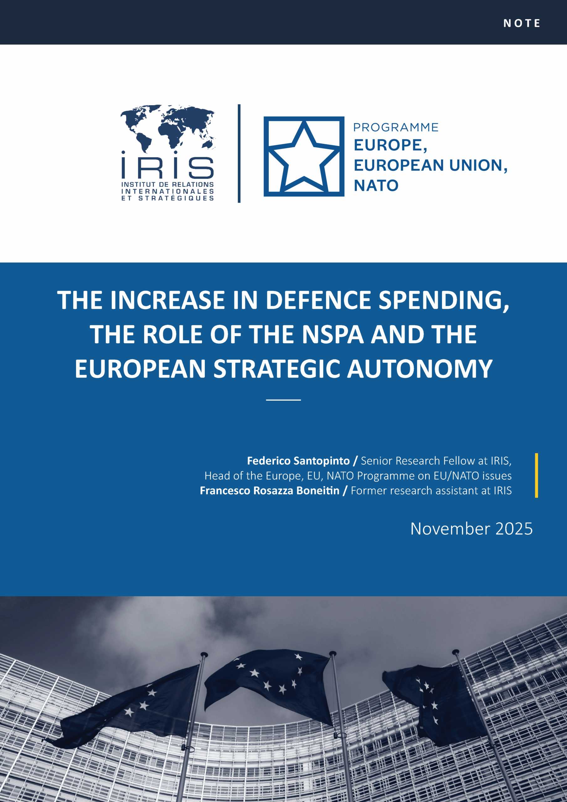 The Increase in Defence Spending, the Role of the NSPA and the European ...