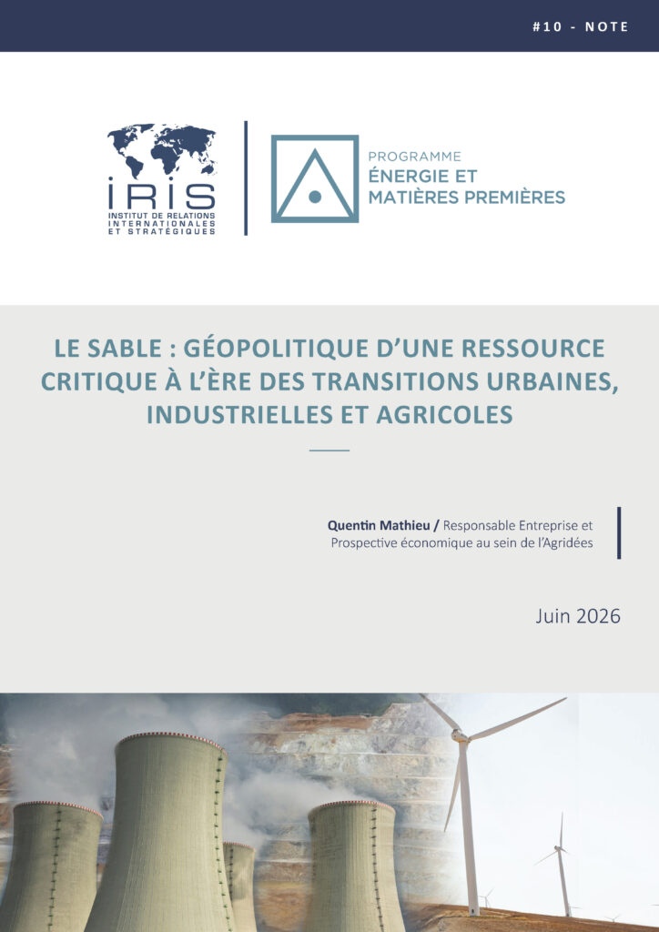 Le sable : géopolitique d’une ressource critique à l’ère des transitions urbaines, industrielles et agricoles
