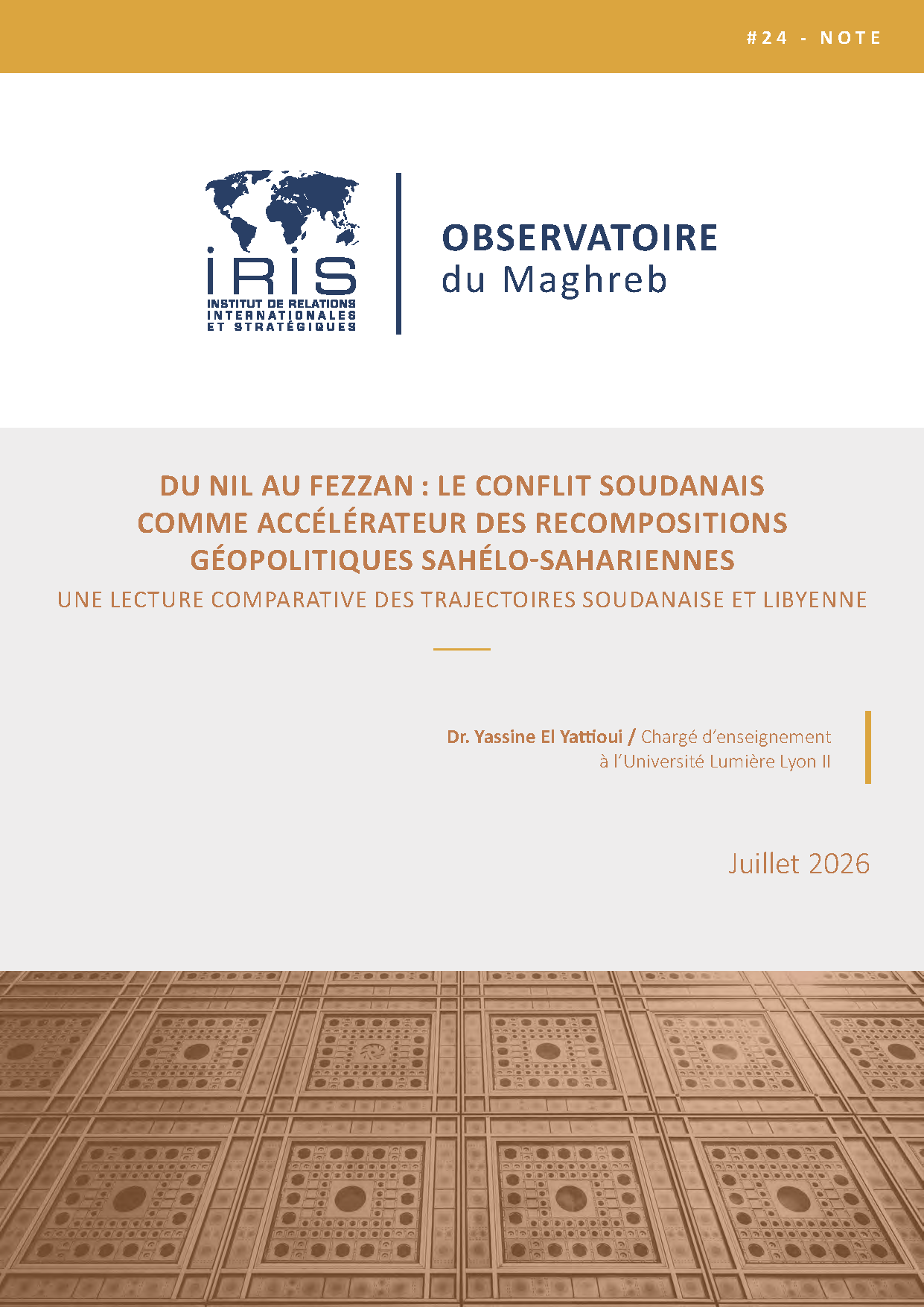 Du Nil au Fezzan : le conflit soudanais comme accélérateur des recompositions géopolitiques sahélo-sahariennes