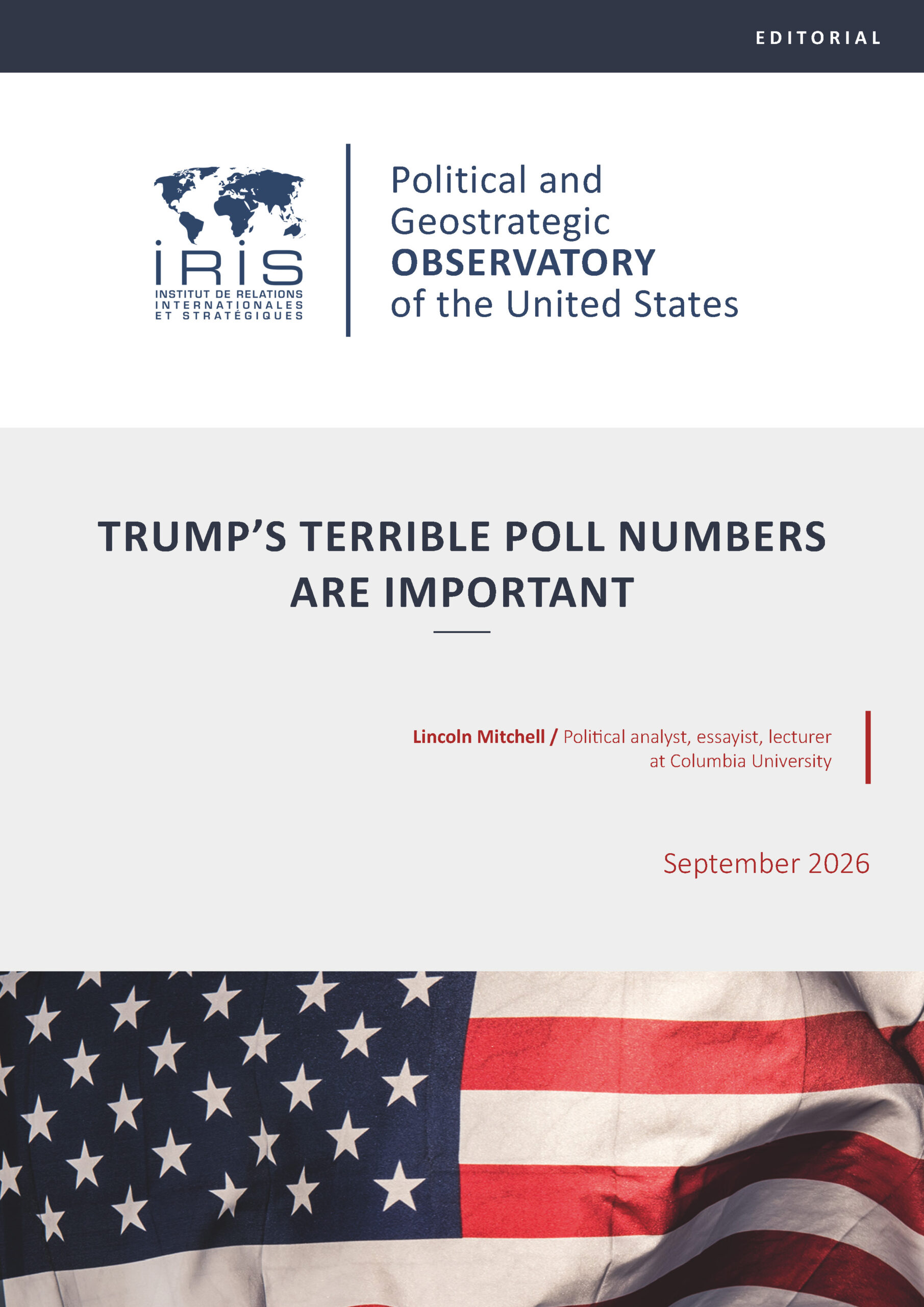 Trump’s Terrible Poll Numbers Are Important