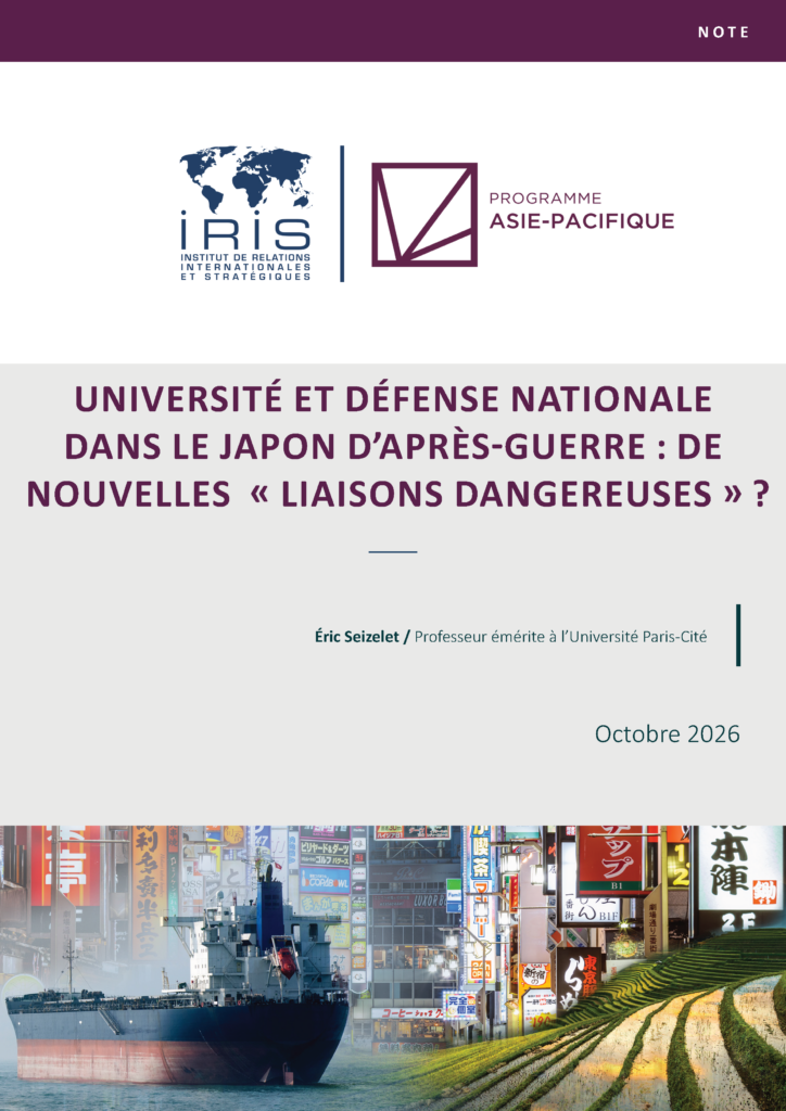 Université et défense nationale dans le Japon d’après-guerre : de nouvelles « liaisons dangereuses » ?

